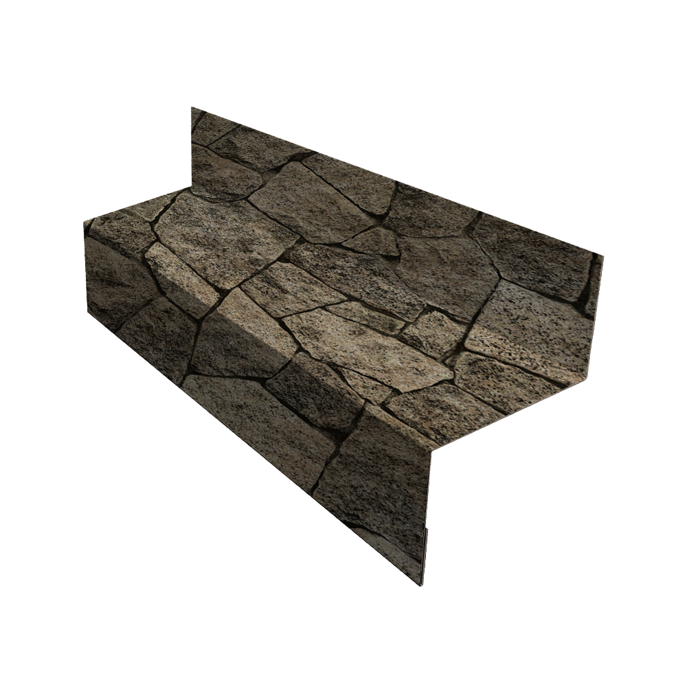 Отлив межэтажный 45 0,45 Print Elite King Stone TwinColor (3м)