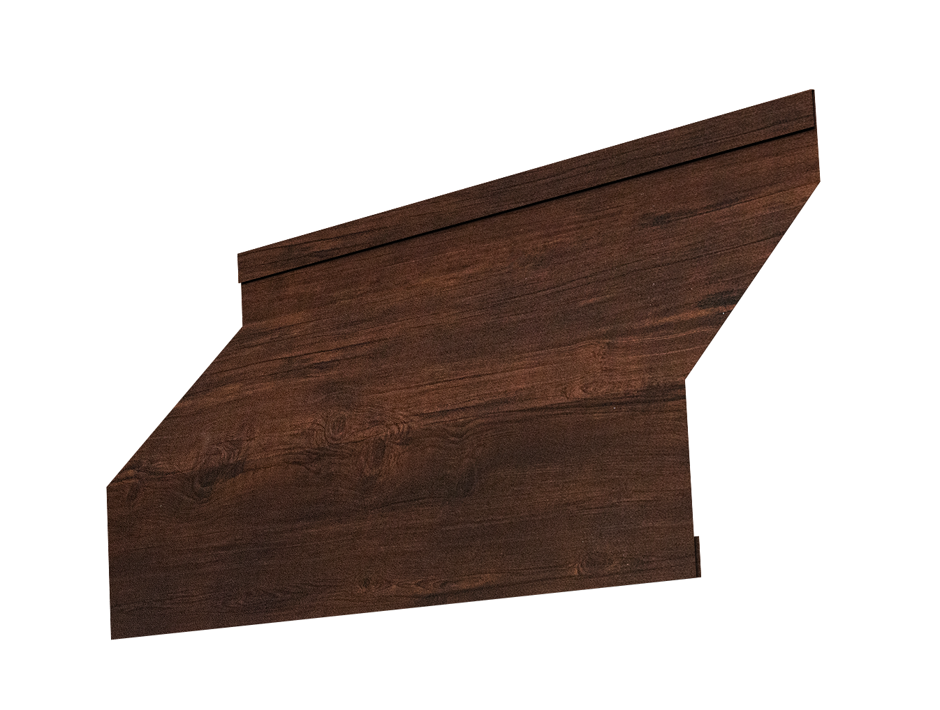 Ламель забора жалюзи Milan 0,45 Print-Double Premium Cherry Wood Dark F
