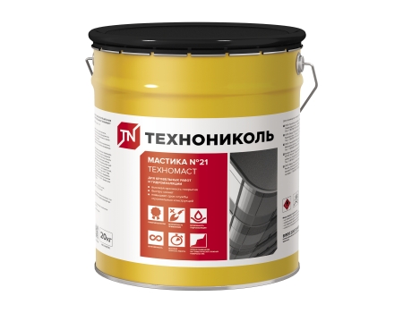 Мастика кровельная Технониколь №21 Техномаст 20кг (ведро)