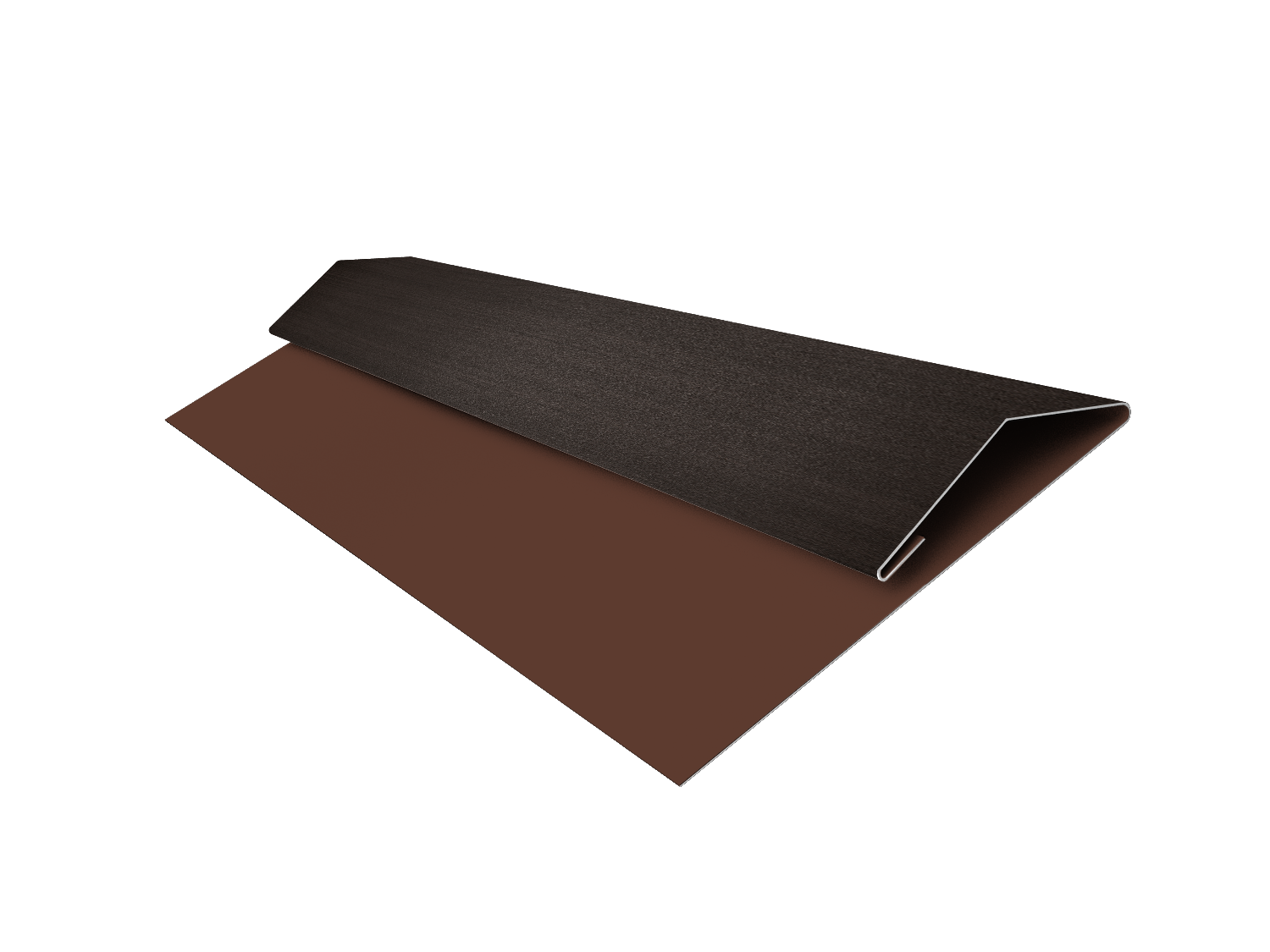 Планка стартово-финишная Экобрус Grand Line 0,45 Print Elite Coffee Wood TwinColor (3м)