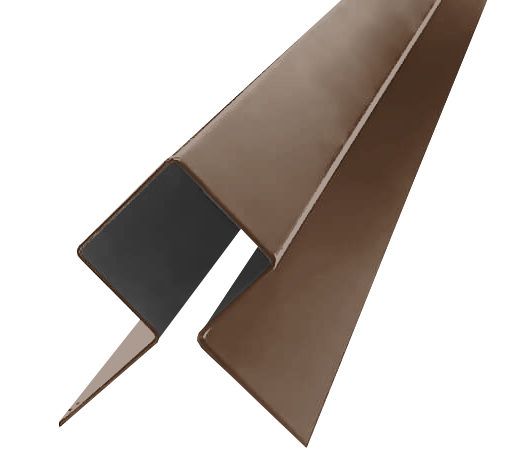 Профиль угловой внешний симметричный SidWood Zn RAL 8025 (3м)
