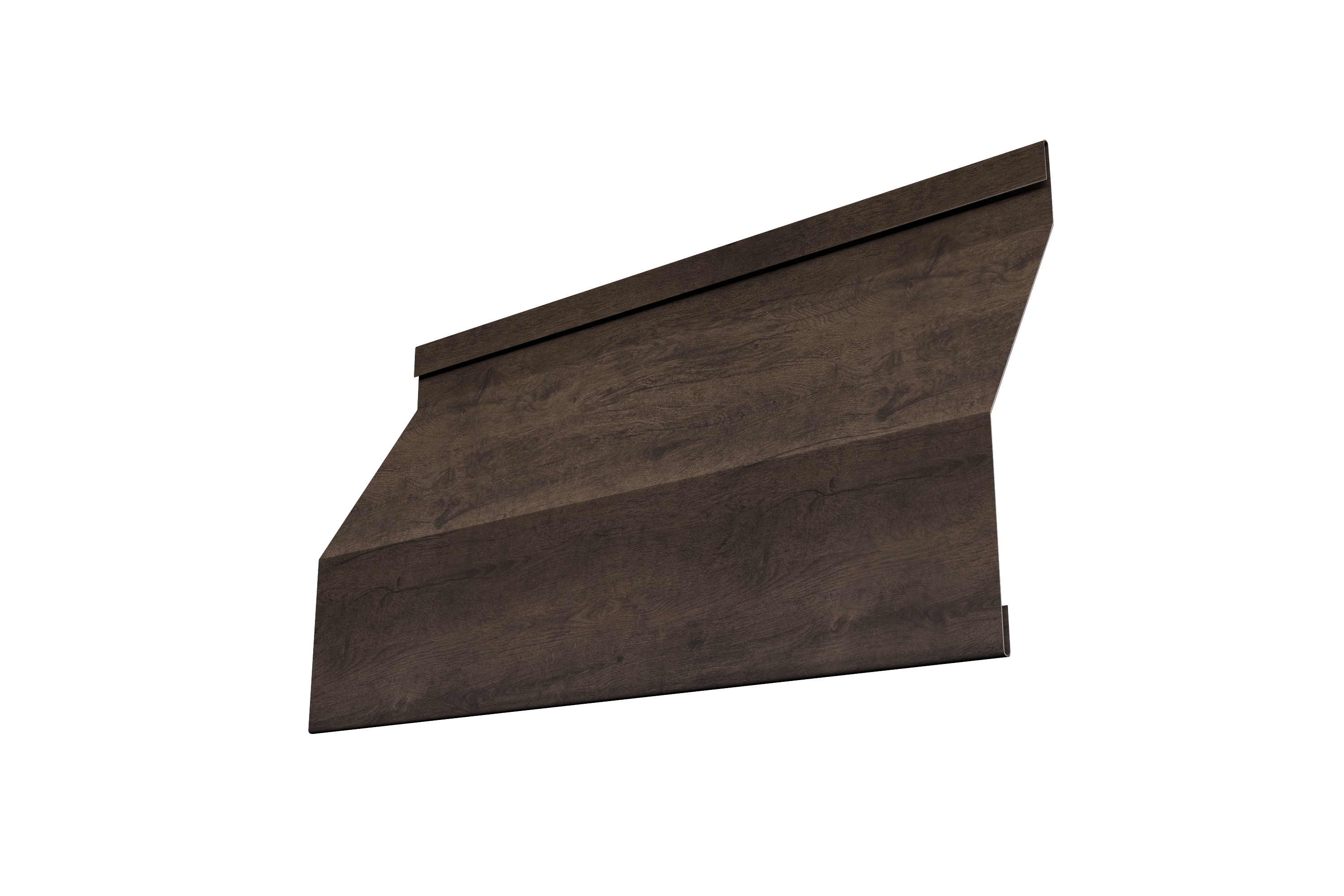 Ламель забора жалюзи Milan Slim 0,45 Print-Double Premium Antique Wood