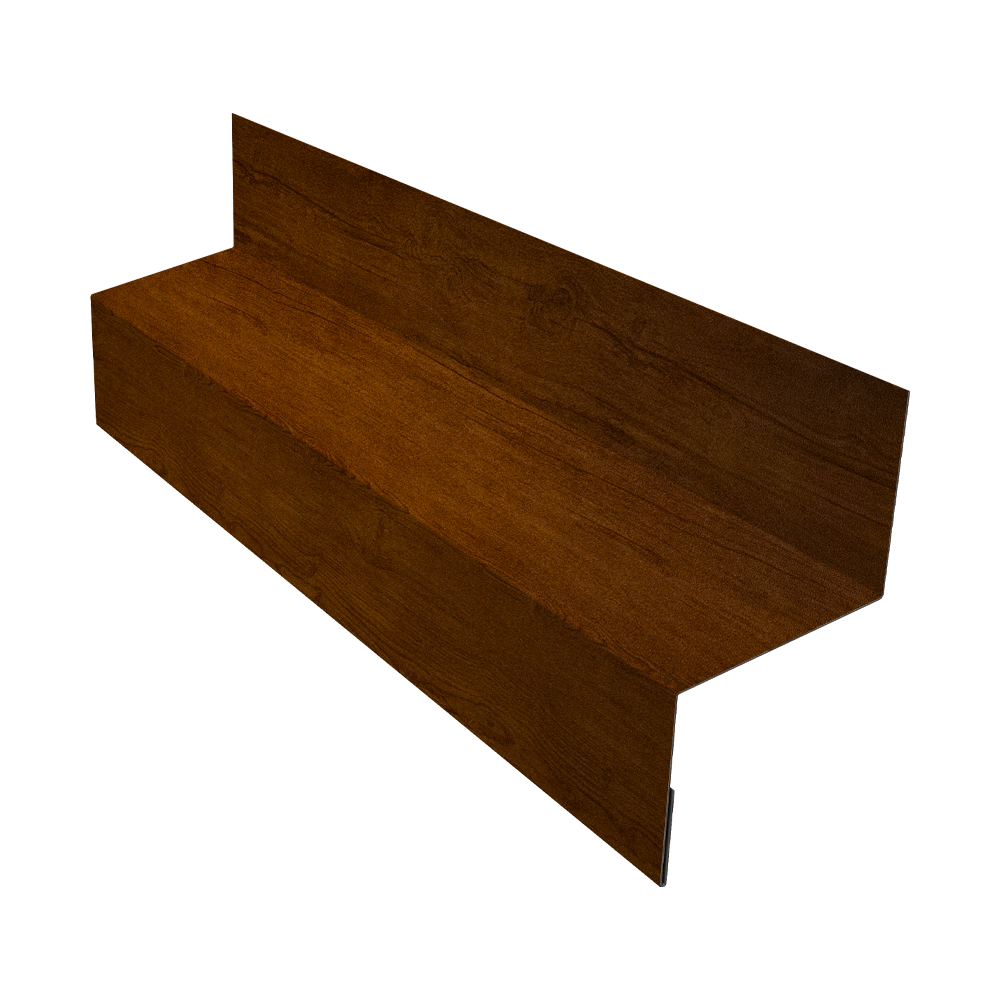 Отлив межэтажный 35 0,45 Print Premium Golden Wood Intense FTC (2м)