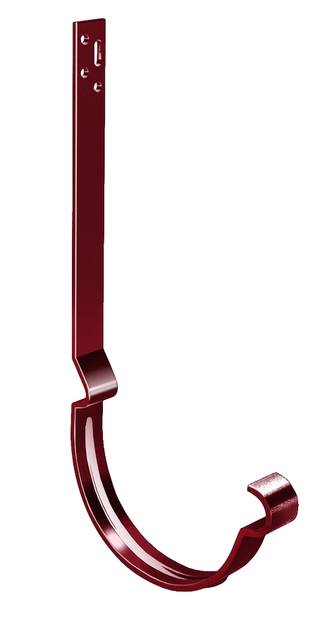 Крюк длинный полоса GL PU 125 мм RAL 3005 красное вино