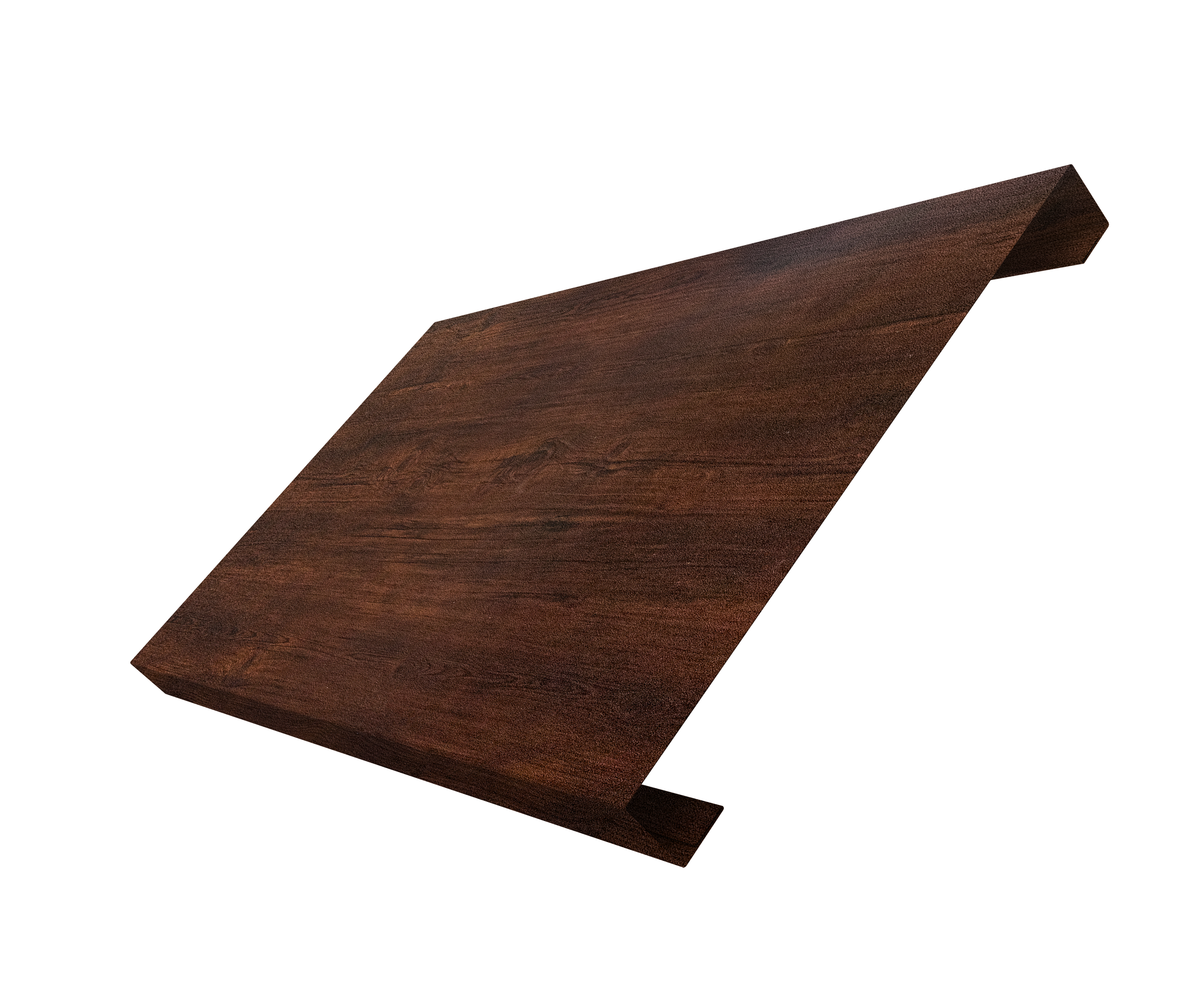 Ламель лицевая 200 забора жалюзи Texas 0,45 Print-Double Premium Cherry Wood Dark F