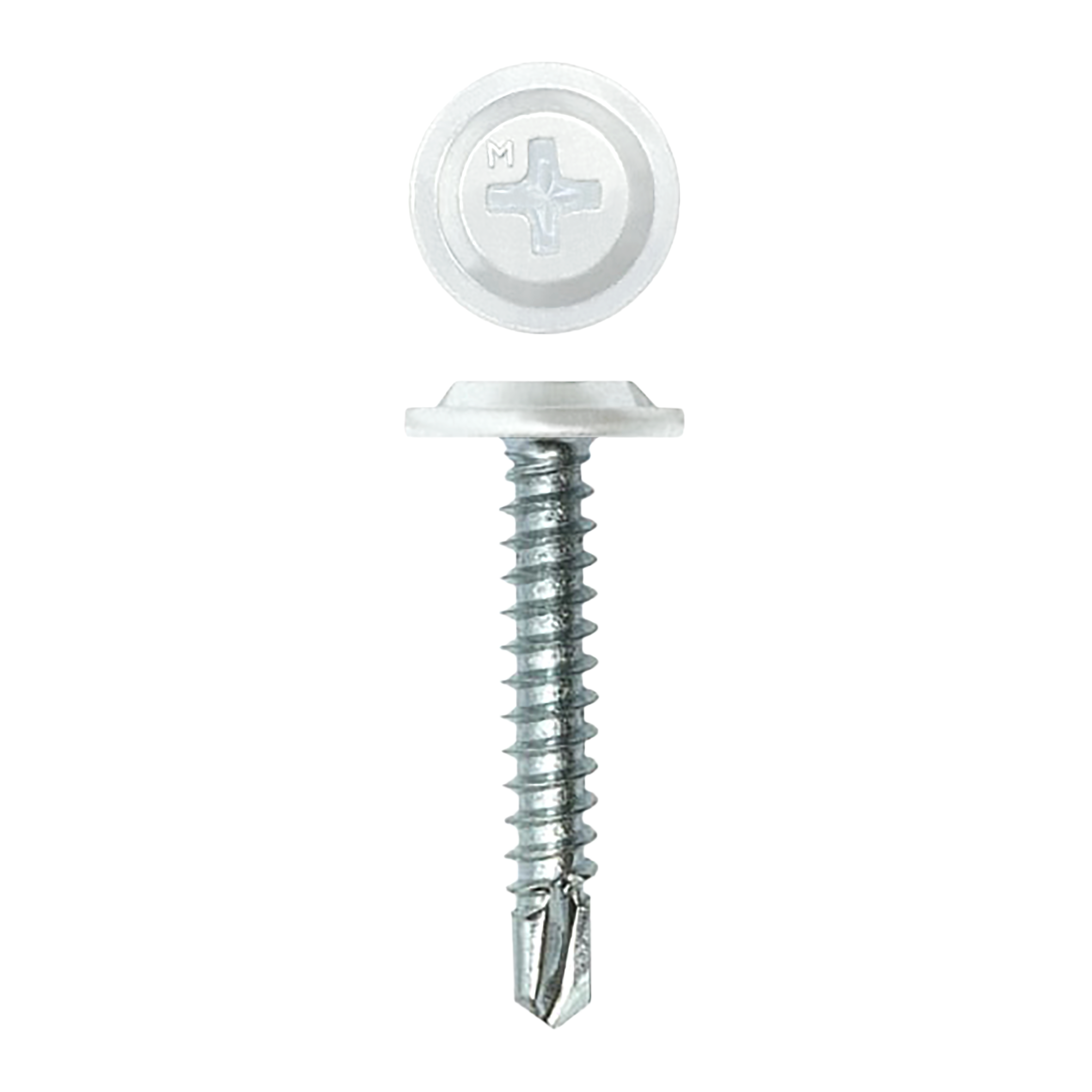 Саморез ПШС Daxmer Pro 4,2х25 (500 шт) шлиц PH2 RAL 9003