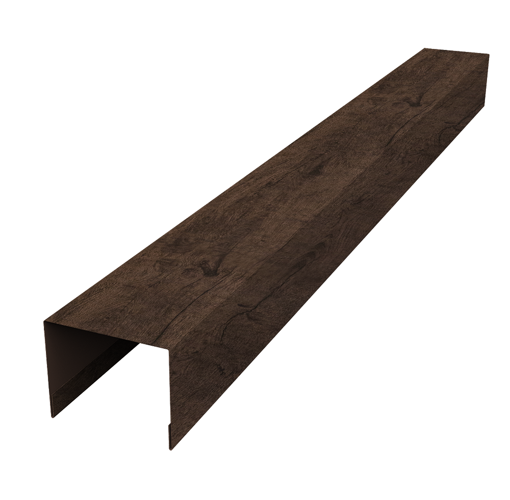 Крышка жалюзи Palermo 0,45 Print Premium Antique Wood TwinColor (3м)