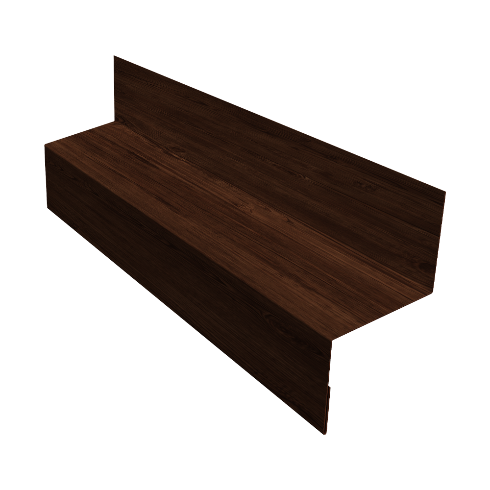 Отлив межэтажный 35 0,45 Print Elite Cherry Wood TwinColor (2м)
