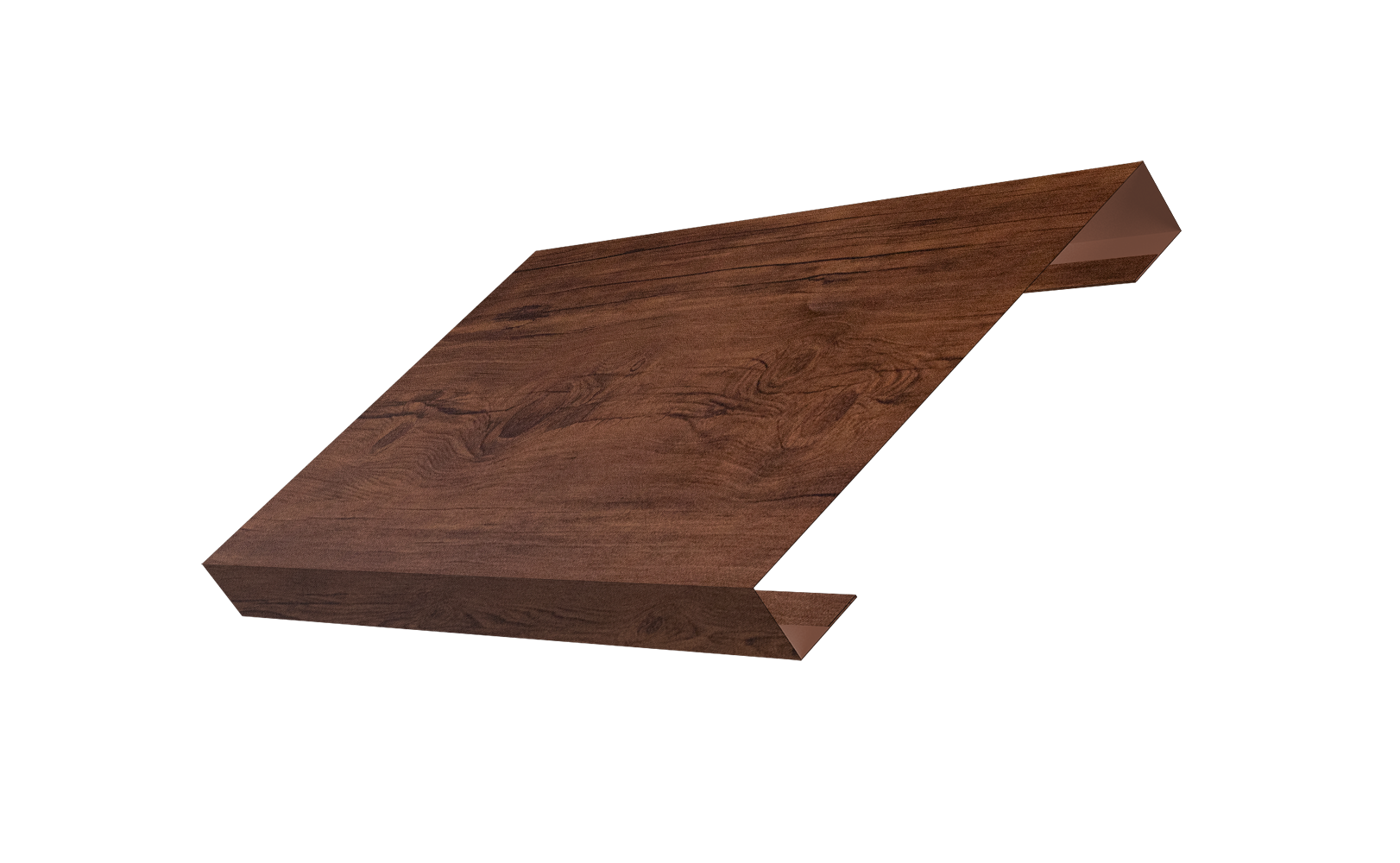 Ламель лицевая 150 забора жалюзи Texas 0,45 Print Premium Cherry Wood Fresh TwinColor