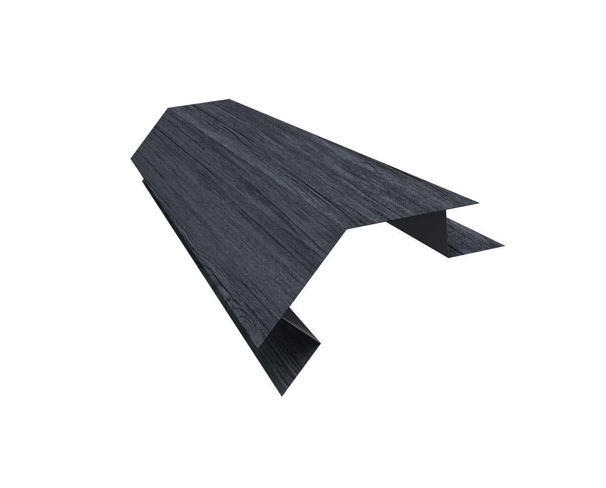 Планка угла внешнего сложного 135 градусов Блок-Хаус new Grand Line 0,45 Print Premium Grey Wood TwinColor (2м)