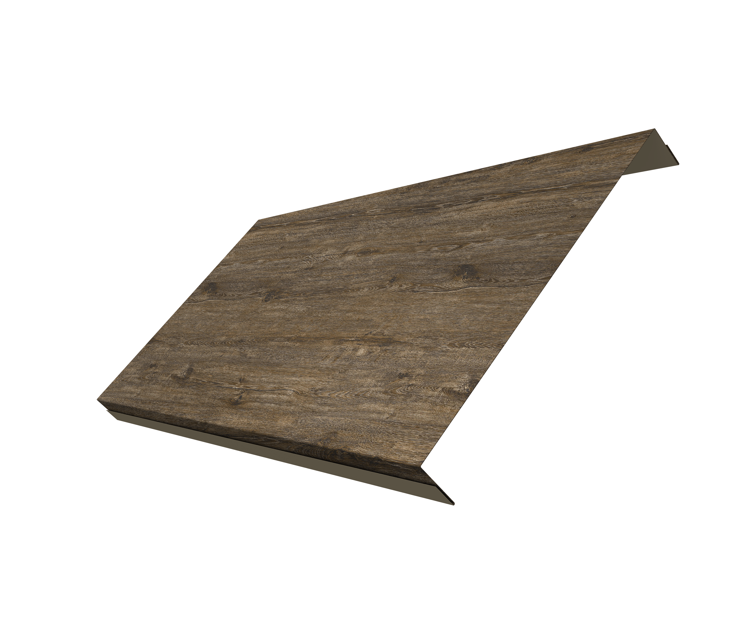 Ламель обратная 200 забора жалюзи Texas 0,45 Print Elite Nordic Wood TwinColor