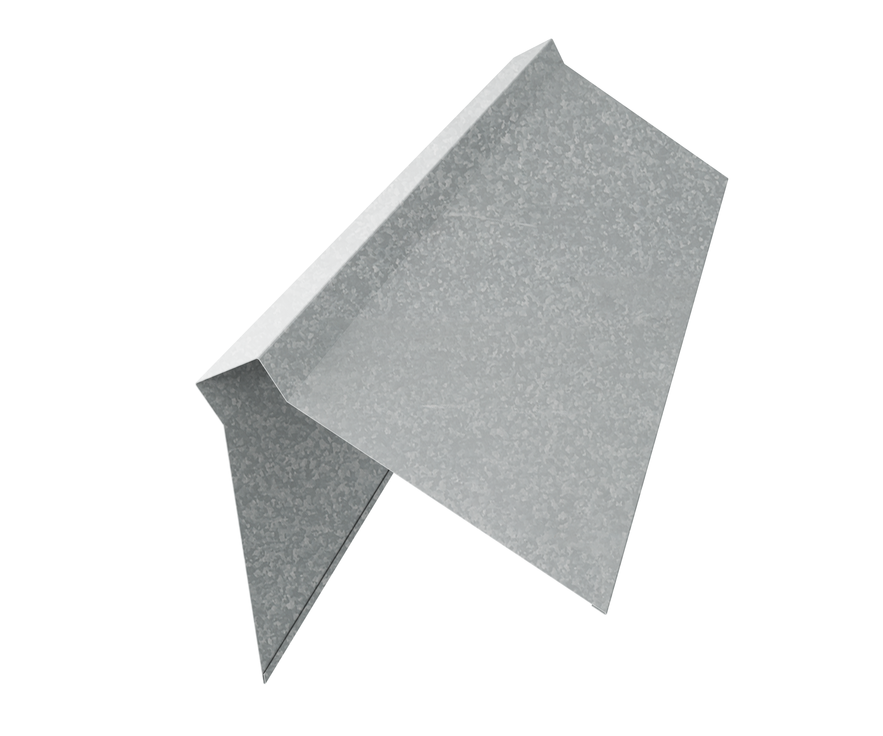 Планка конька плоского 220х50х220 0,7 Zn (3м)