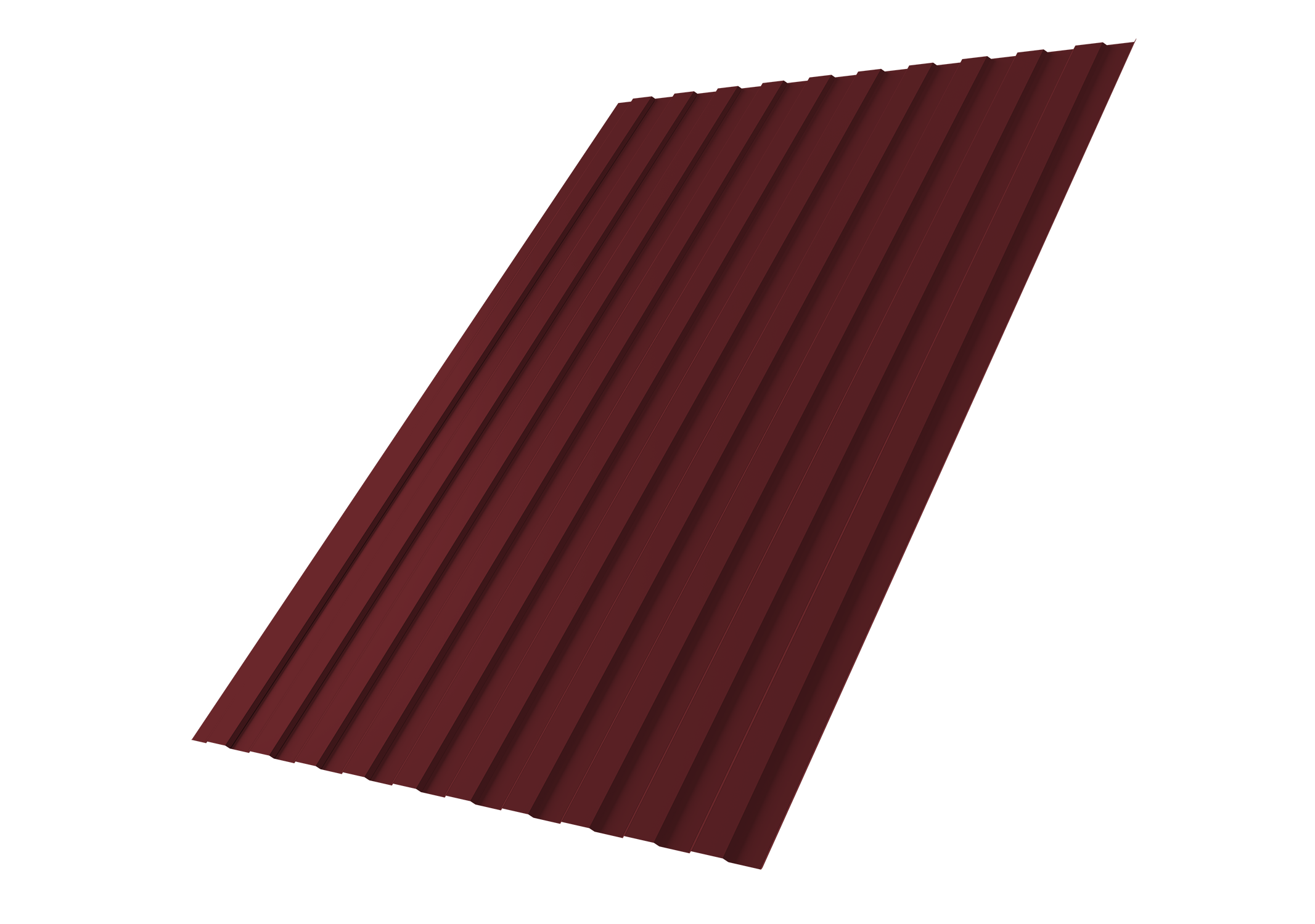 Профнастил С8B v02 0,45 Drap TR RAL 3005 красное вино