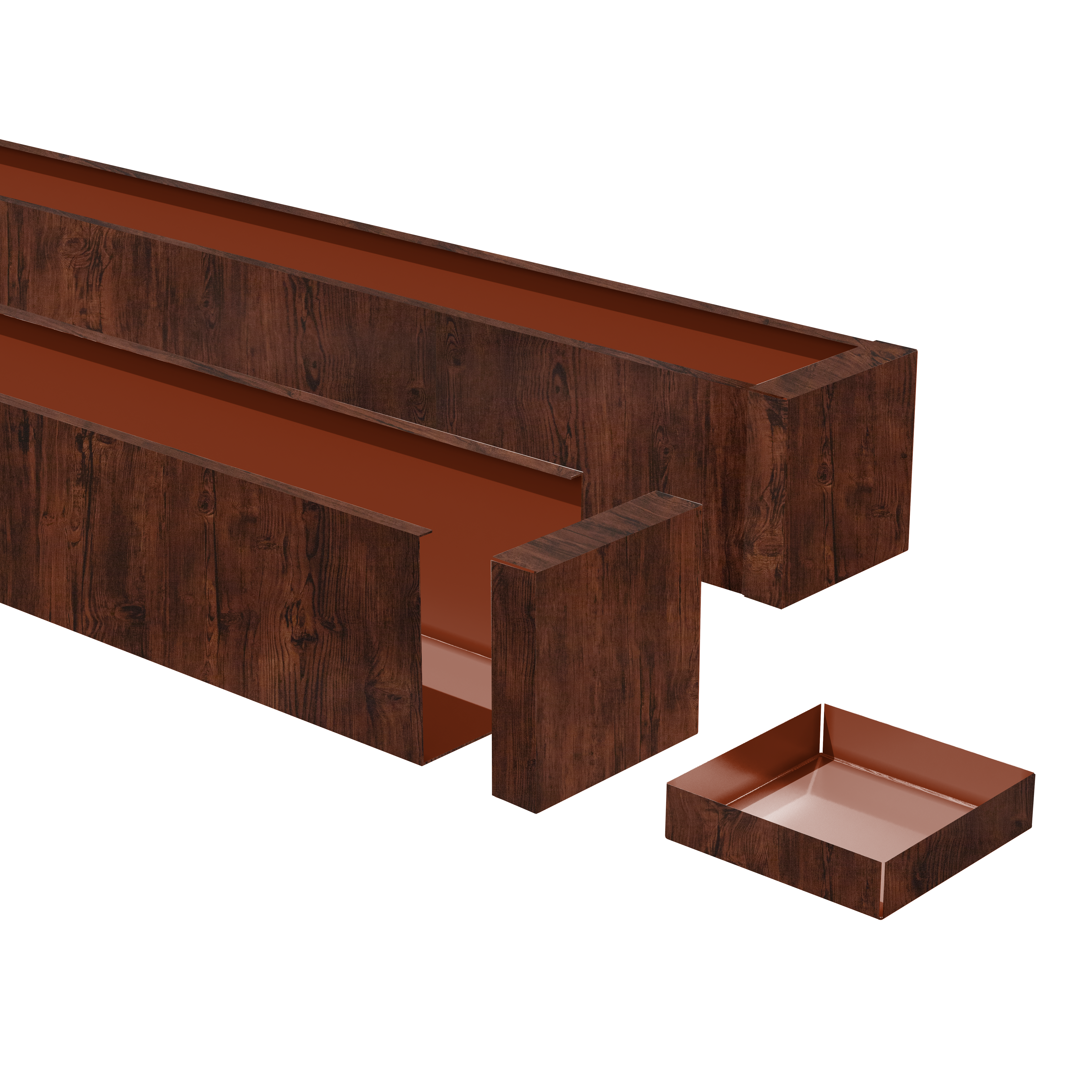 Заглушка 50х50 Cherry Wood AL 0,4