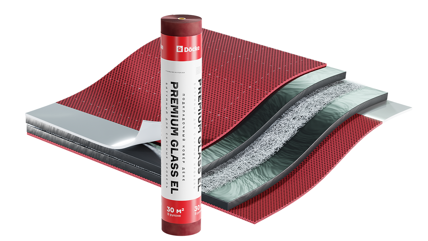 Ковер подкладочный Docke Premium Glass EL (30м)