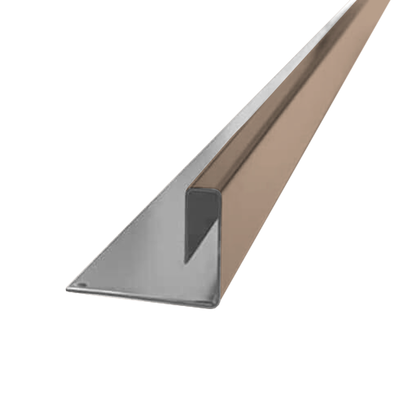 Профиль конечный SidWood Zn RAL 1019 двусторонний окраска (3м)