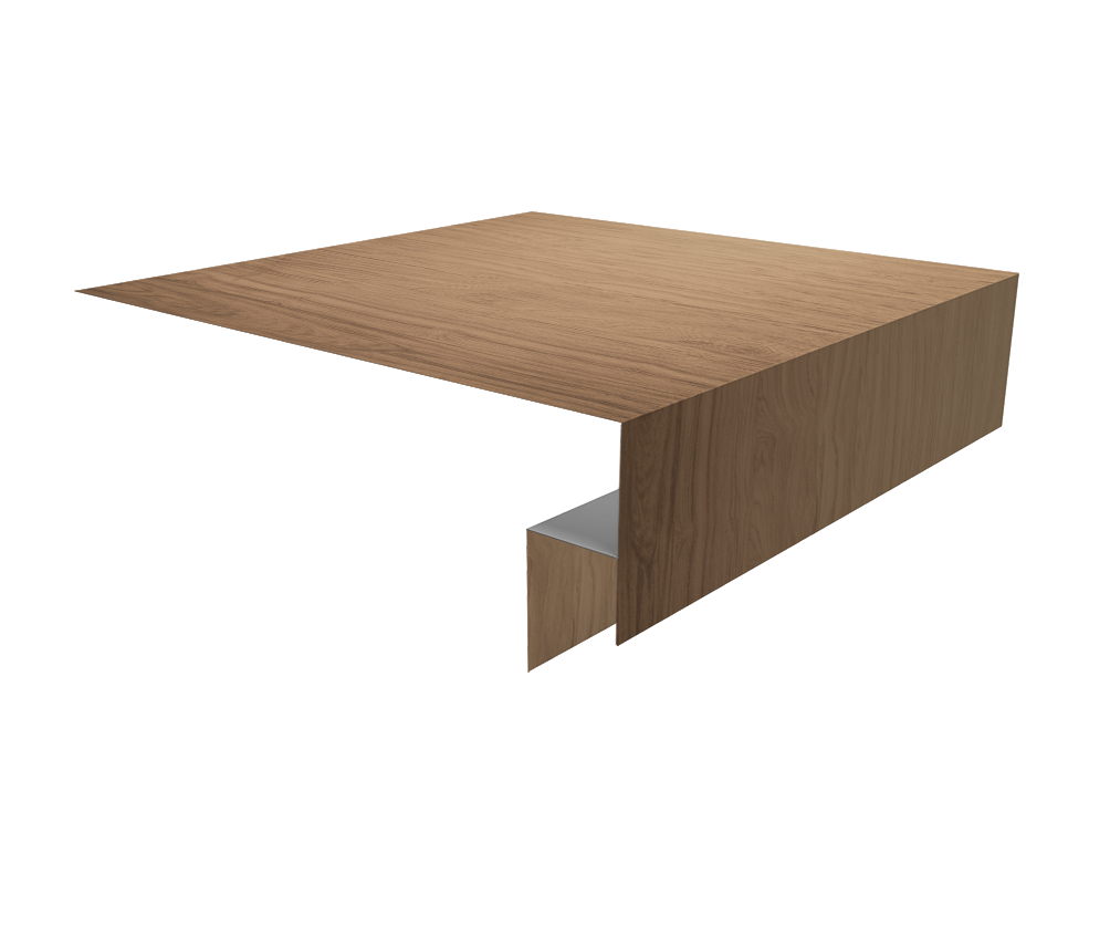Планка околооконная сложная Экобрус Grand Line 200х50х25 0,45 Print Elite Honey Wood TwinColor (2м)