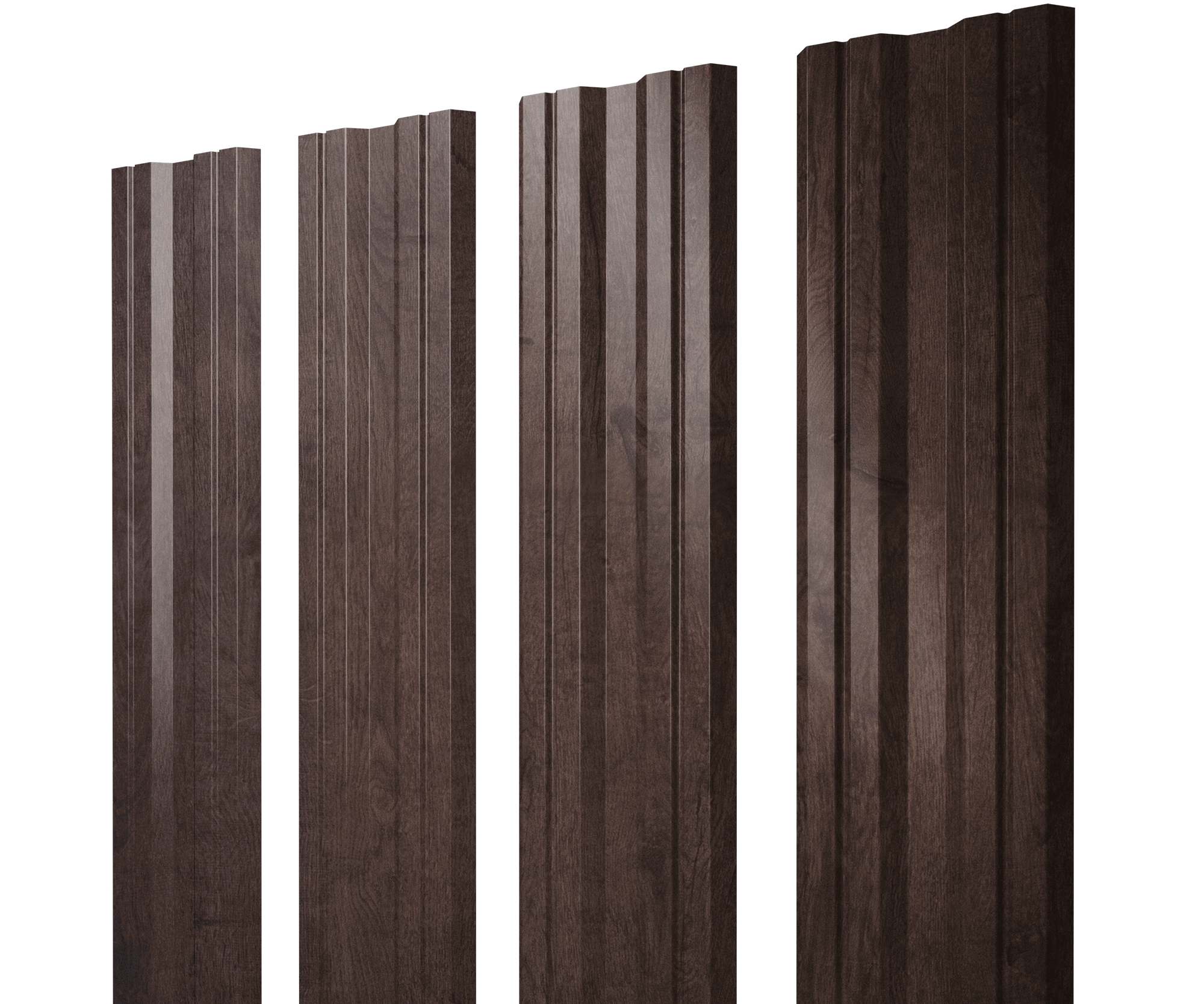 Штакетник Twin с прямым резом 0,45 Print-Double Elite Antique Wood
