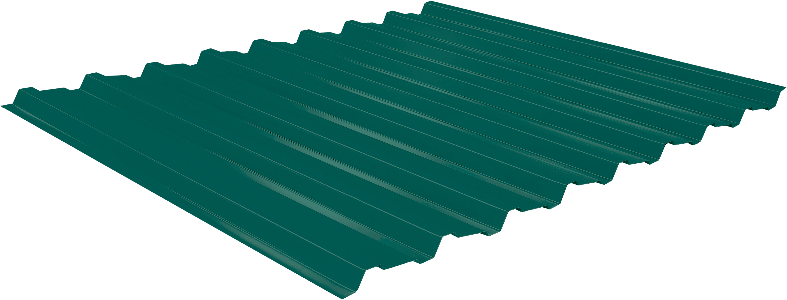 Профнастил Estet C19 0,5 PE-Double RAL 6005 зеленый мох