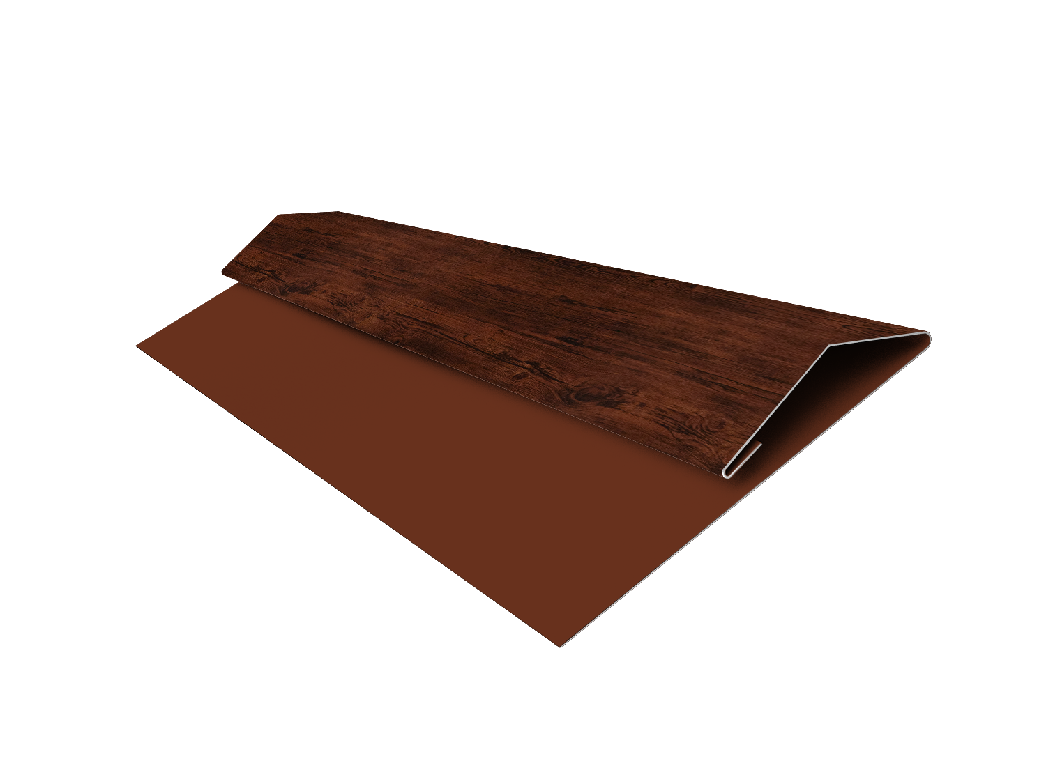 Планка стартово-финишная Экобрус Grand Line 0,45 Print Elite Cherry Wood TwinColor (3м)