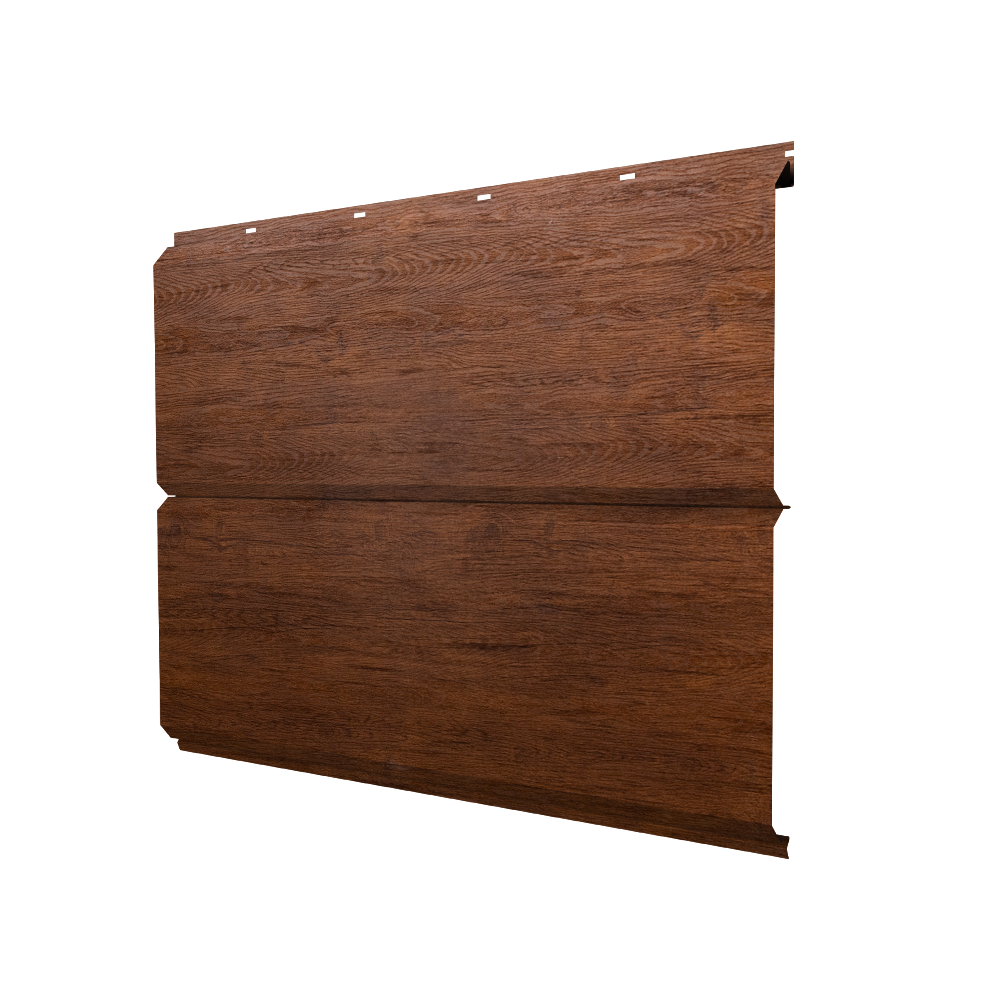 ЭкоБрус new 0,45 Print-Double Premium с пленкой Golden Wood Intense F