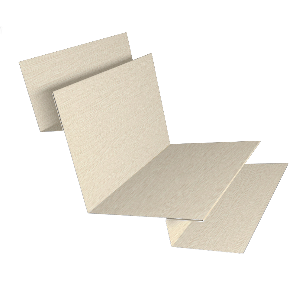 Угол внутренний сложный 90 град. 0,45 Print Elite Milky Wood TwinColor (2м)