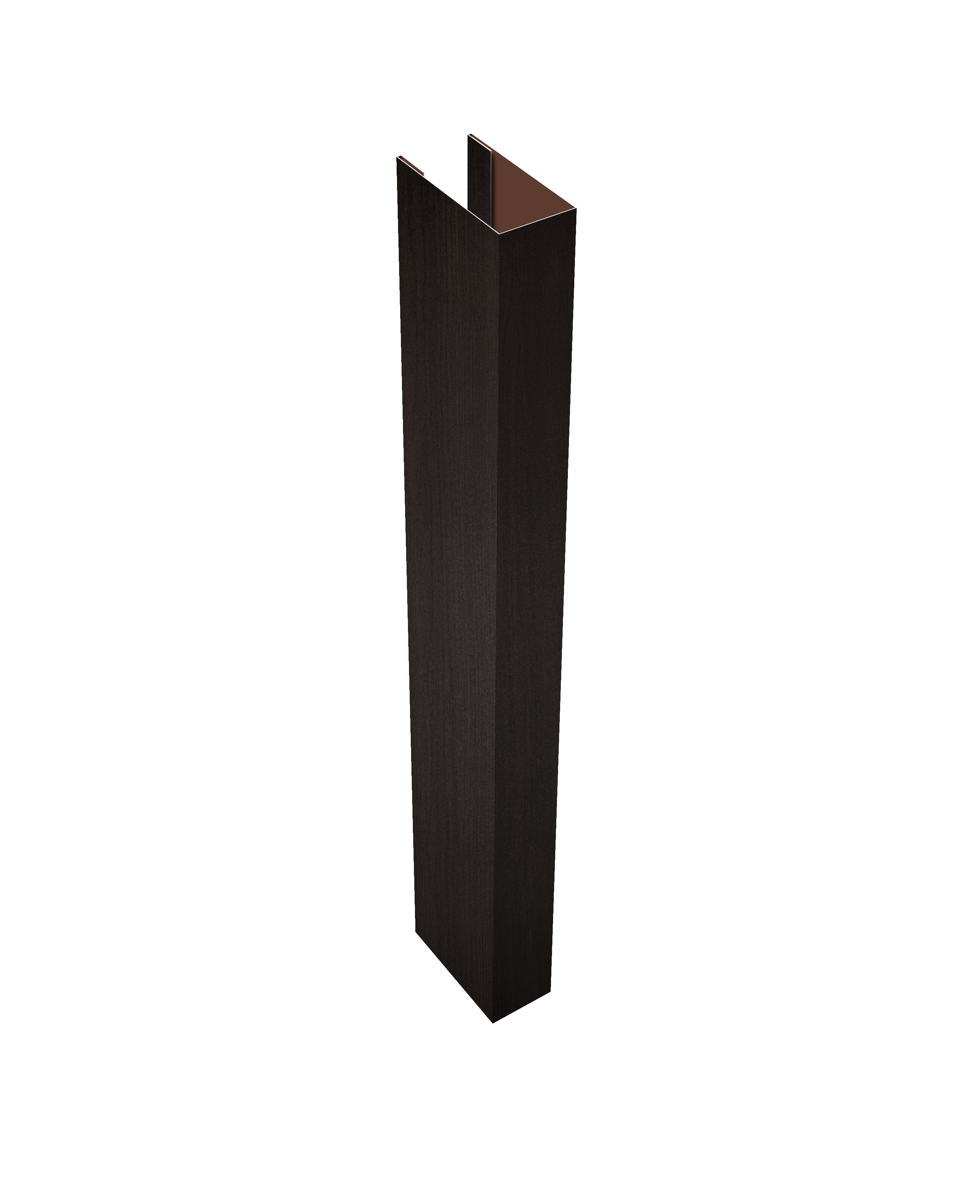 Стойка Texas для калиток и ворот 0,45 Print Elite Coffee Wood TwinColor (1,8м)
