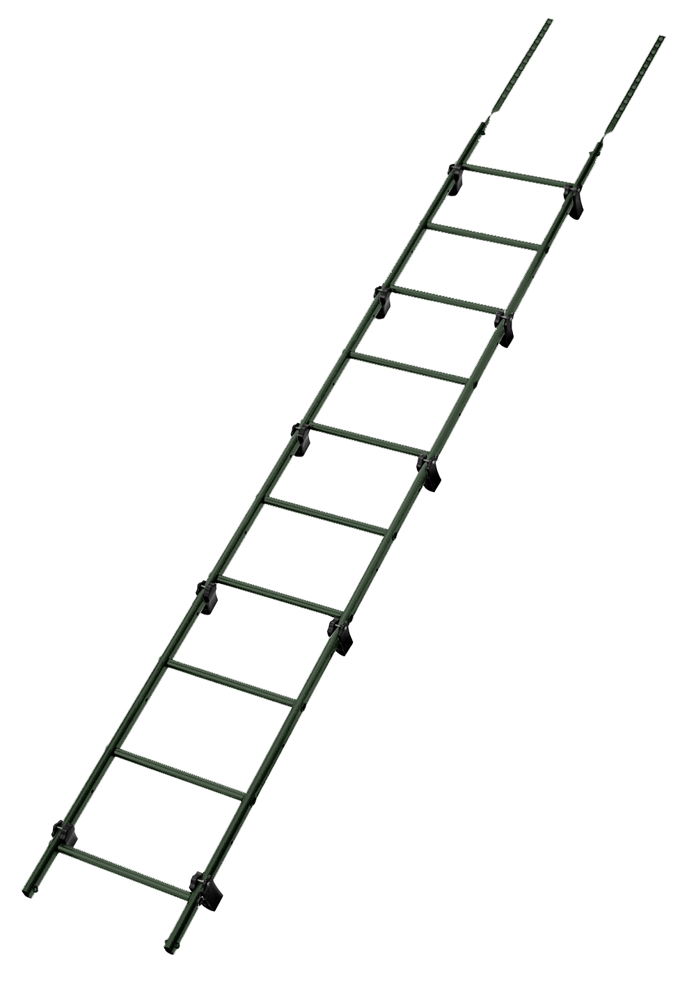 Лестница кровельная Grand Line RAL 6020 2,76м