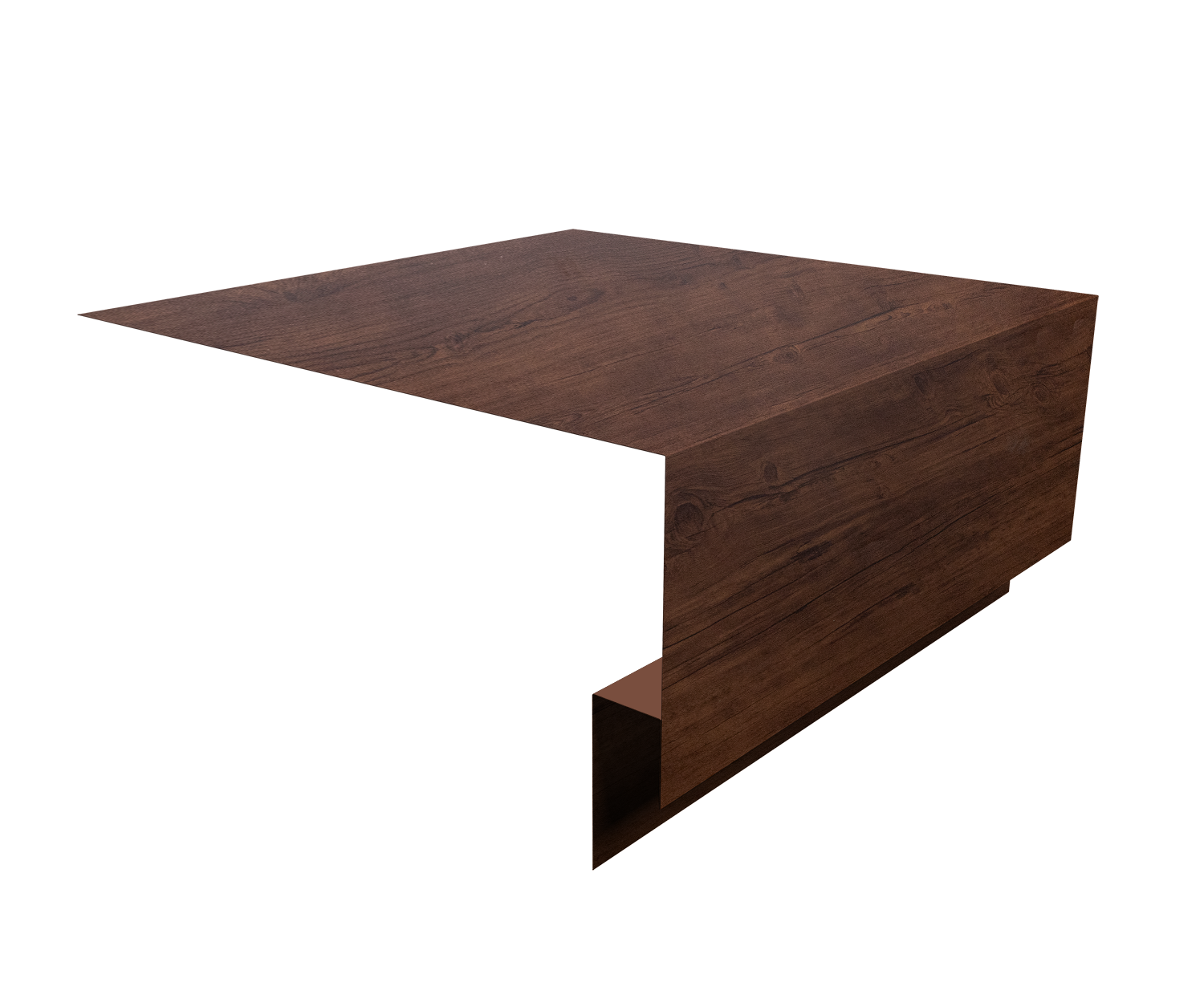 Планка околооконная сложная 250х75х18 (j-фаска) 0,45 Print Premium Cherry Wood Fresh TwinColor (2м)