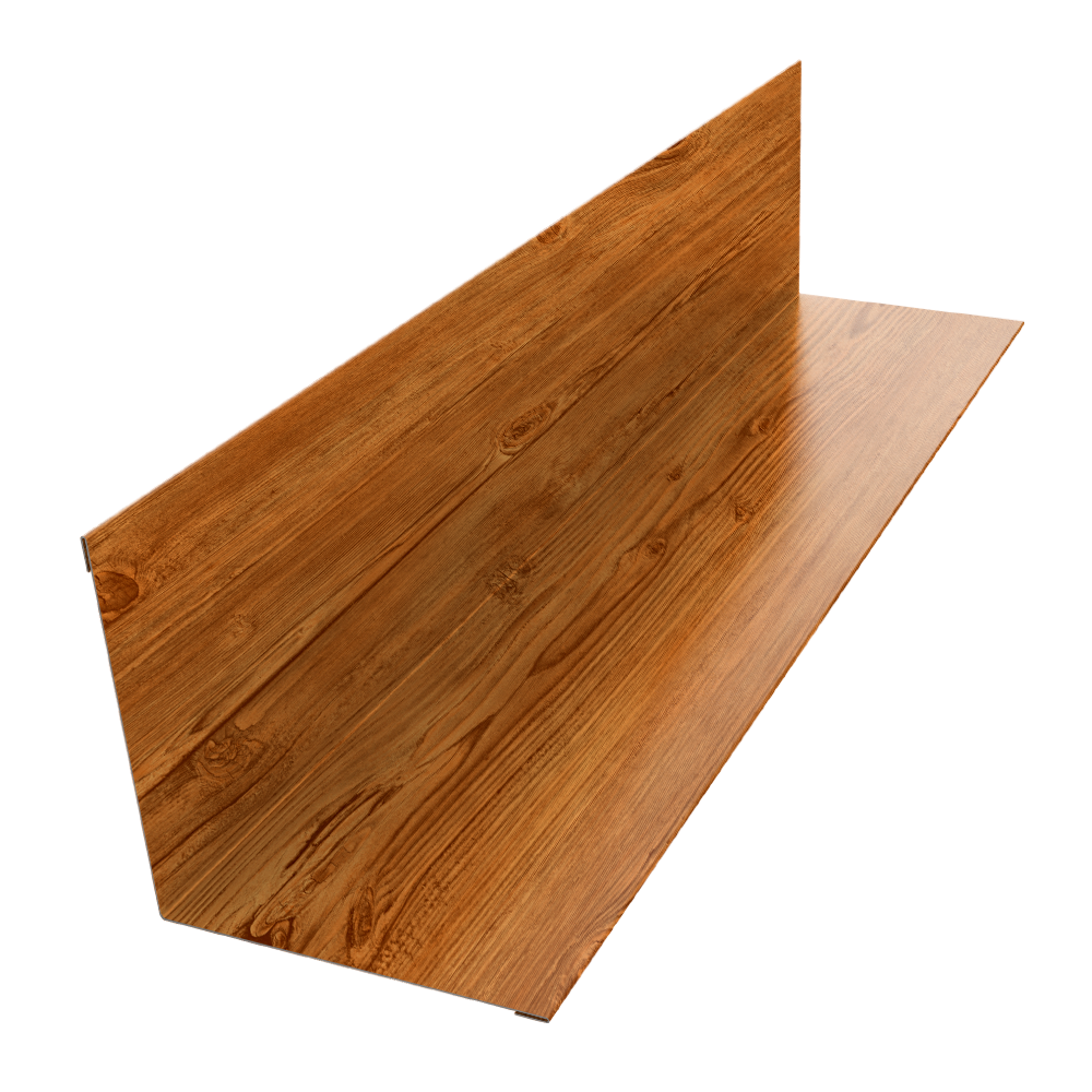 Угол внутренний 110х110 0,45 Print Elite Golden Wood TwinColor (3м)