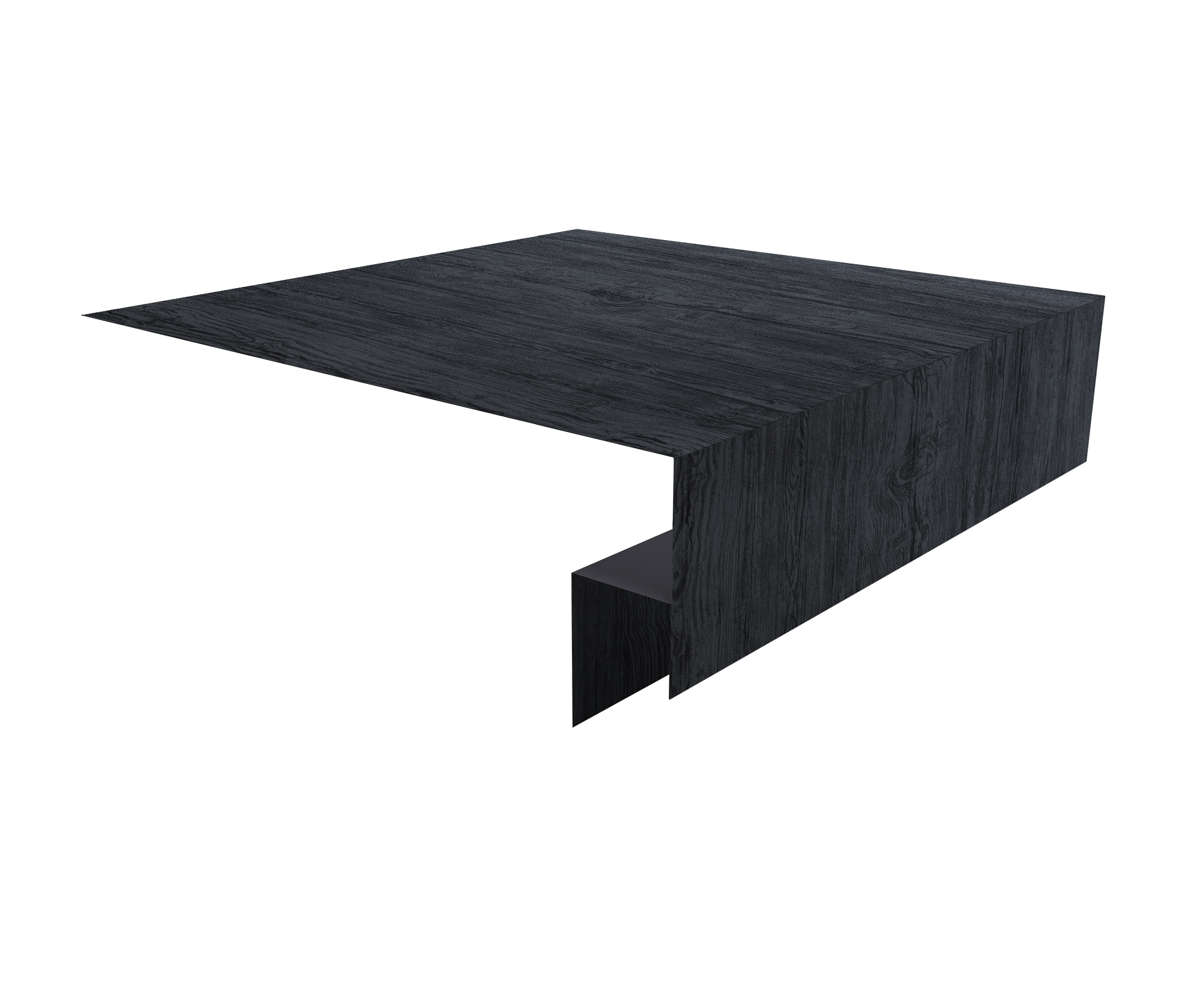 Планка околооконная сложная Экобрус Grand Line 250х50х25 0,45 Print Premium Grey Wood TwinColor (3м)