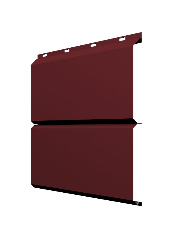 ЭкоБрус 0,345 0,5 Satin с пленкой RAL 3005 красное вино