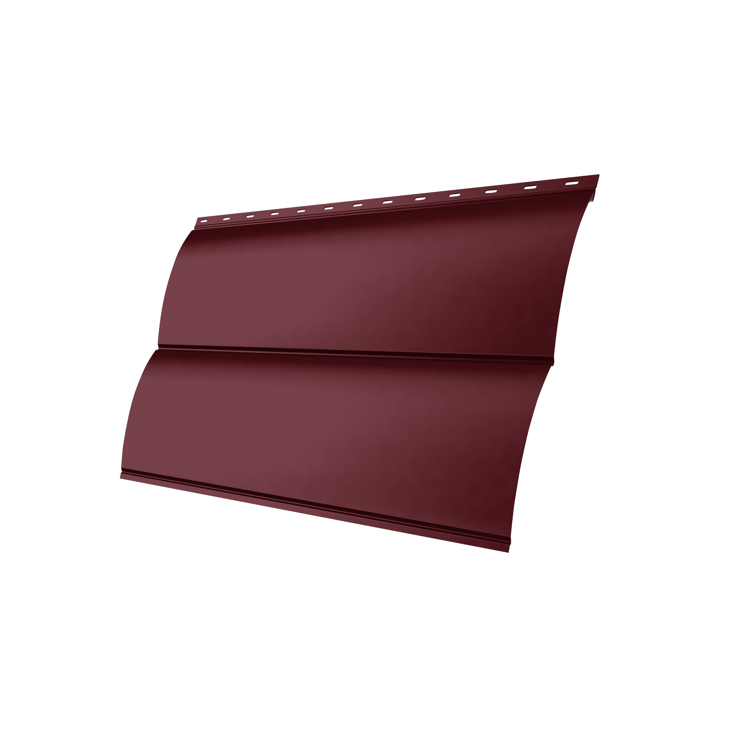 Блок-хаус new 0,5 Satin Matt с пленкой RAL 3005 красное вино