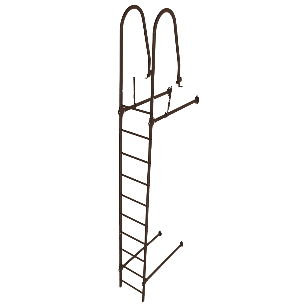 Лестница стеновая Grand Line RAL 8017 2,76м
