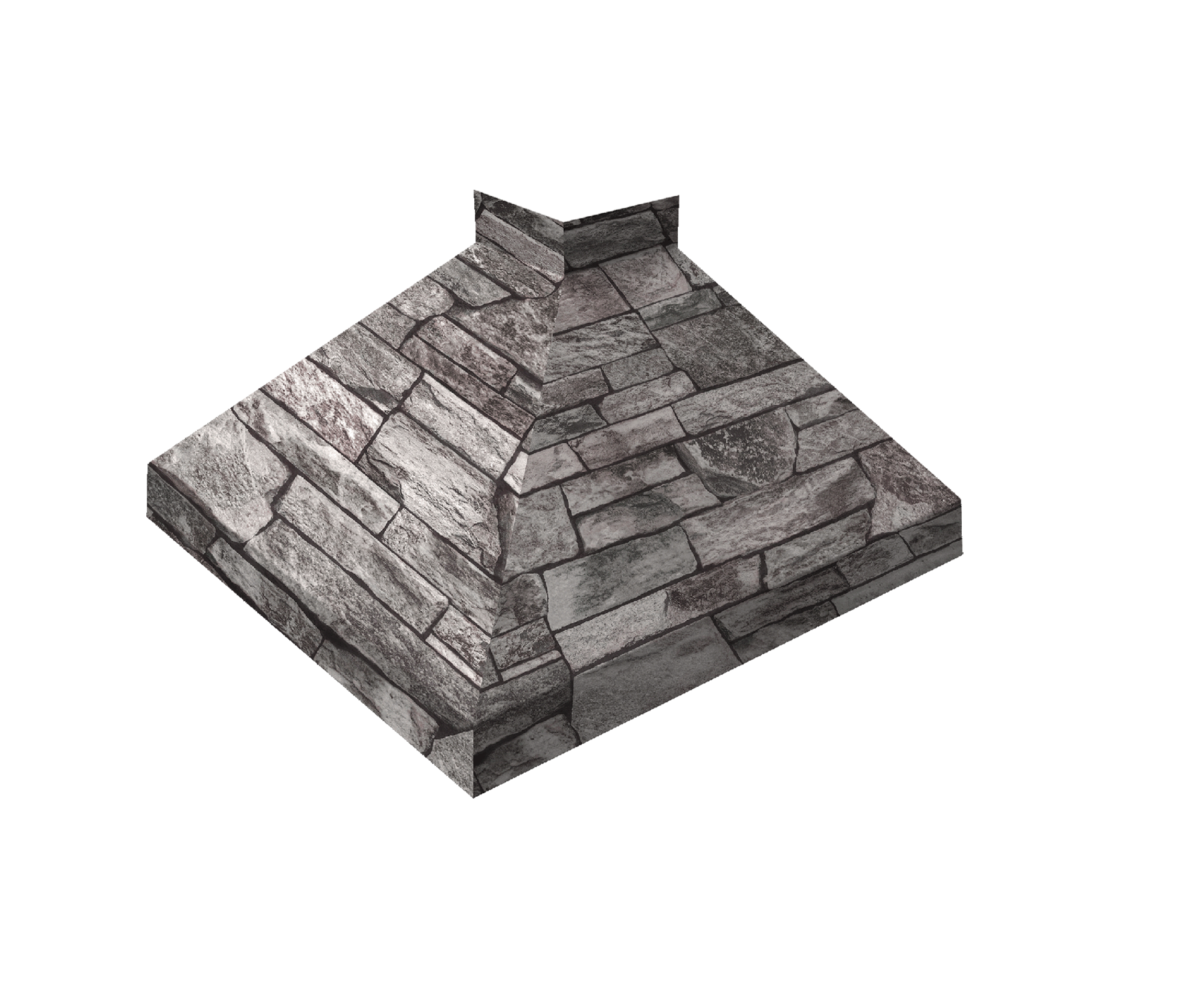 Угол отлива внешний 100 0,45 Print Elite с пленкой Fine Stone TwinColor
