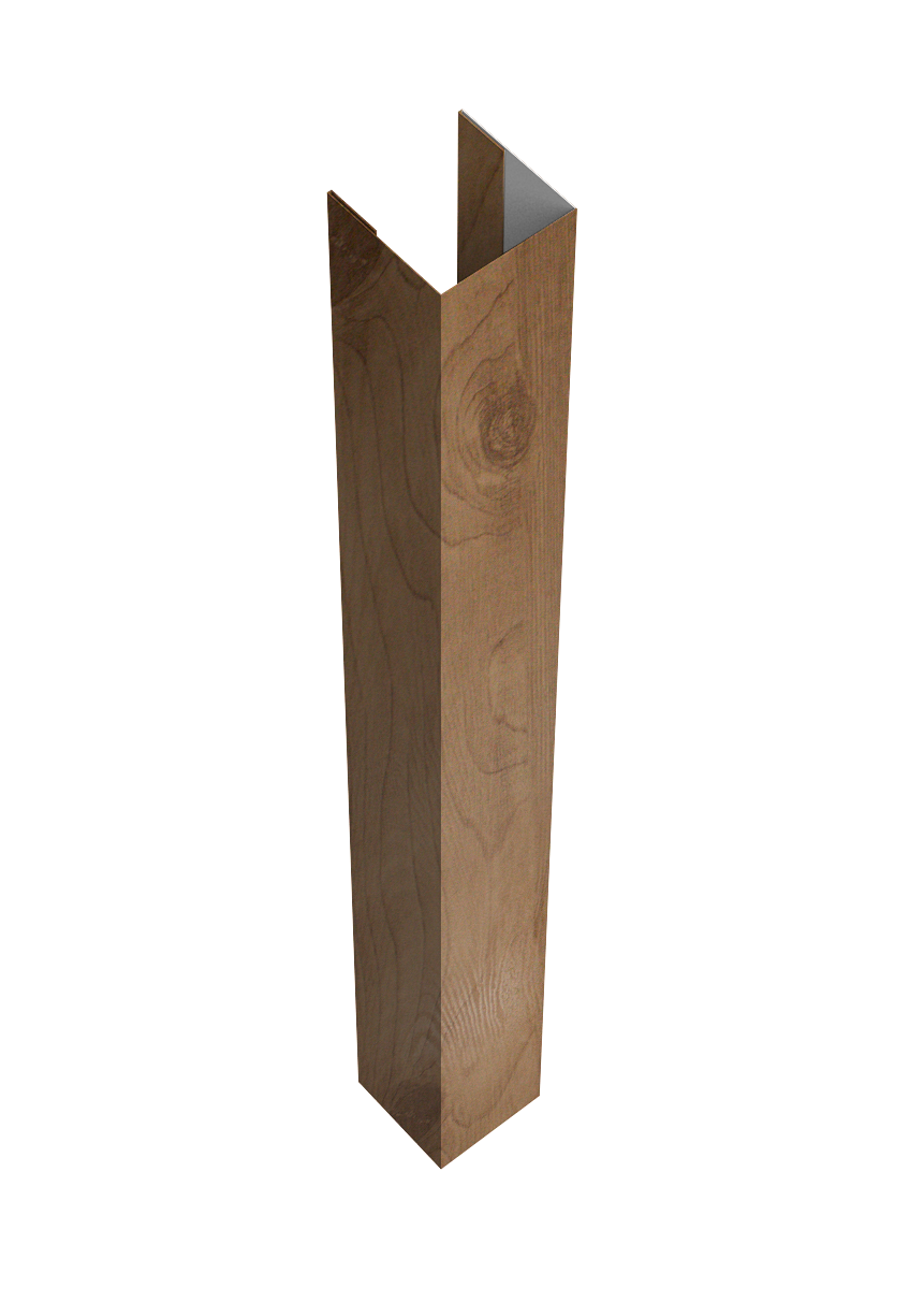 Стойка жалюзи Texas для монтажа без крепежного вкладыша 0,45 Print Premium Pine Wood Fresh (2,5м)