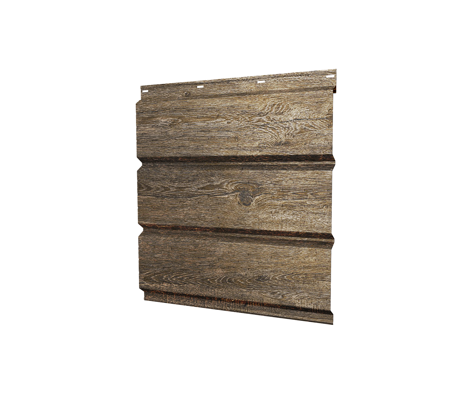 Софит металлический полная перфорация 0,45 Print Elite с пленкой Nordic Wood TwinColor