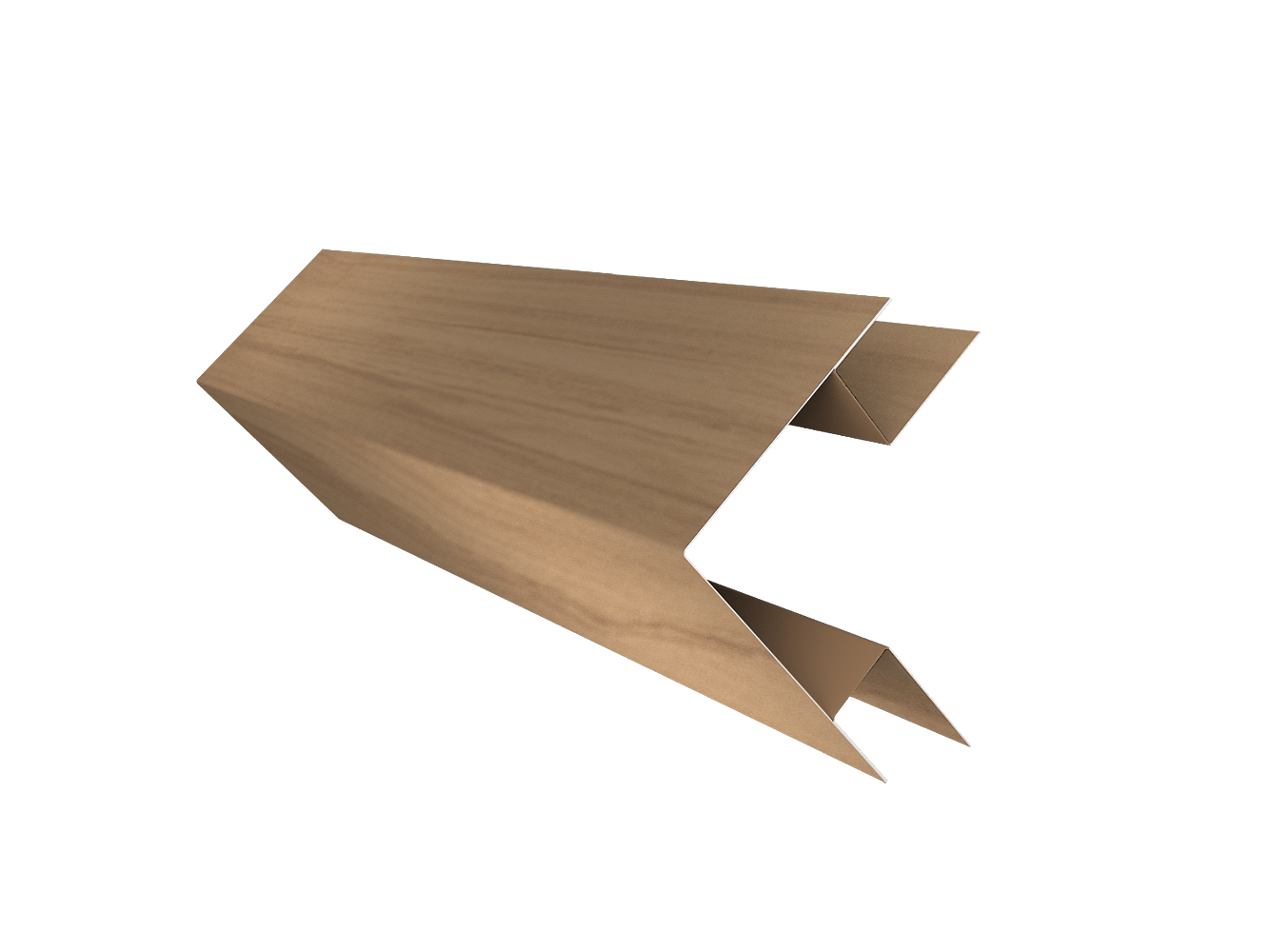 Планка угла внешнего сложного Блок-Хаус new Grand Line 0,45 Print Elite Honey Wood TwinColor (2м)
