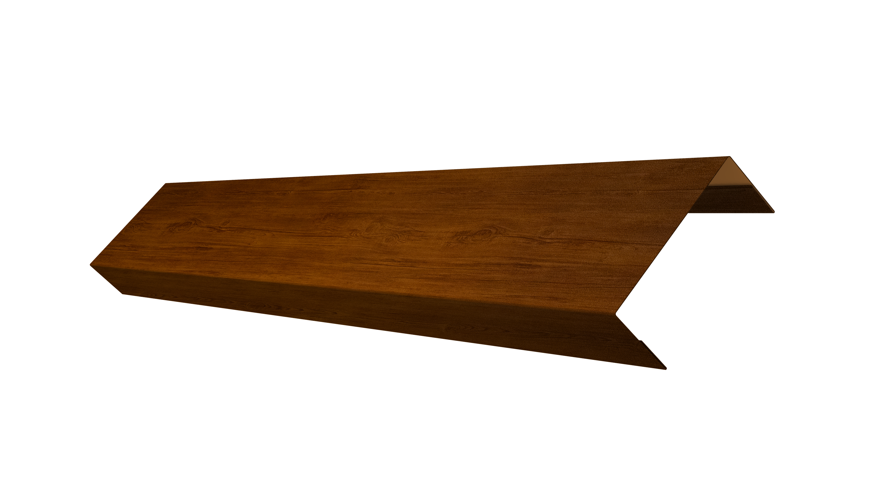 Ламель обратная 50 забора жалюзи Texas 0,45 Print Premium Golden Wood Intense FTC