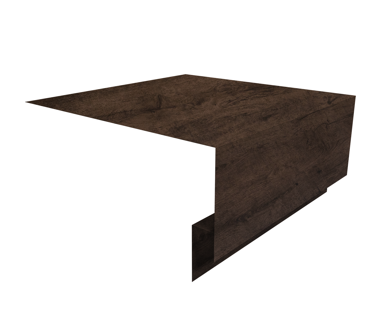 Планка околооконная сложная Блок-Хаус new Grand Line 250х75х27 0,45 Print-Double Elite Antique Wood (2м)