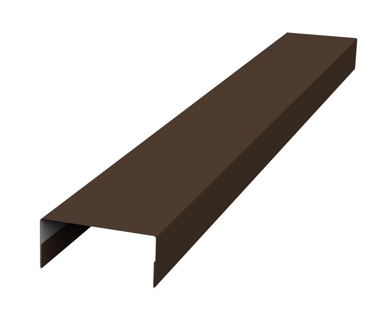 Крышка 45х20 жалюзи Texas 0,5 Satin RAL 8017 шоколад (3м)