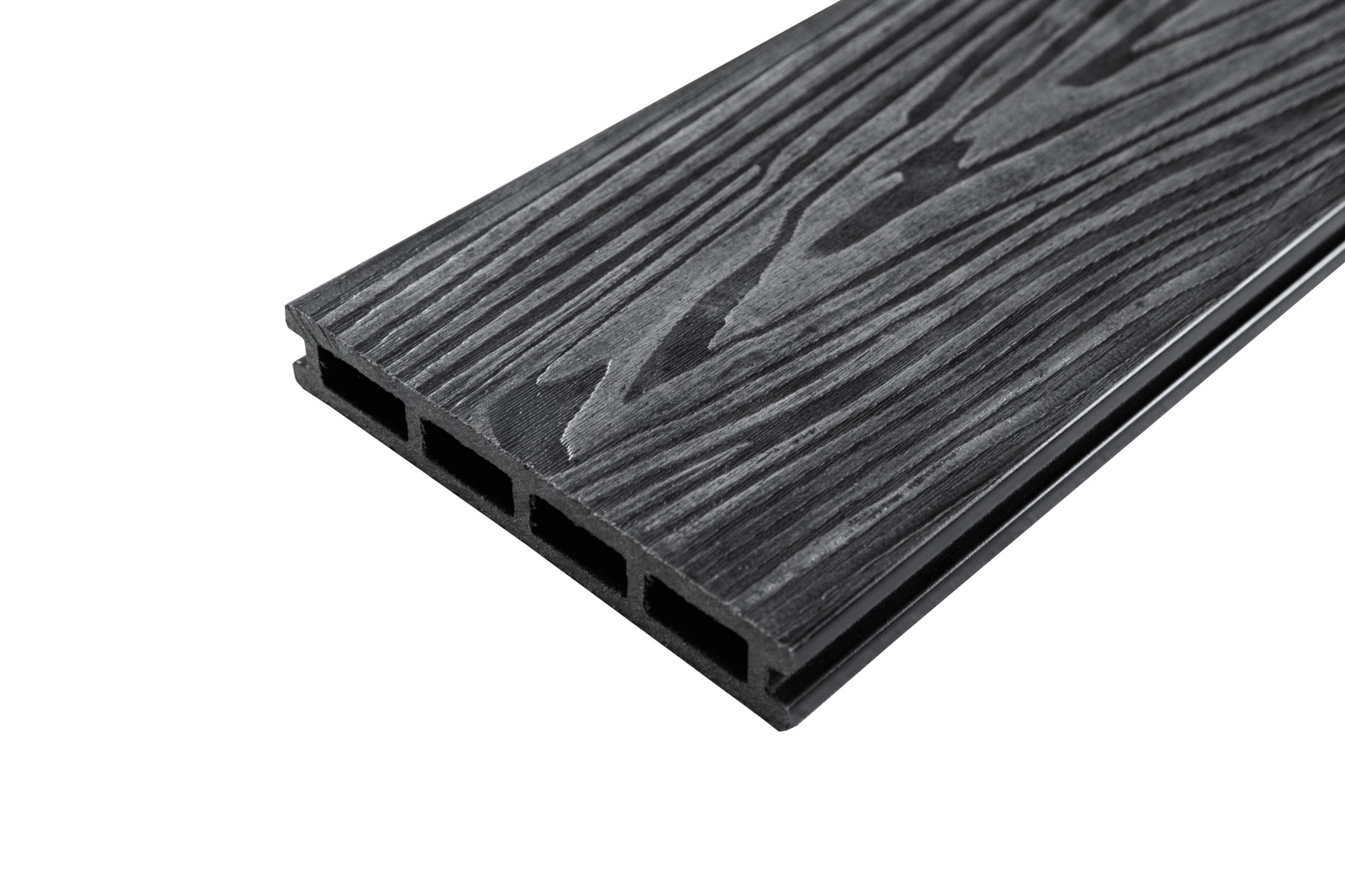 Террасная доска ДПК Grand Line 150х25мм 3D Винтаж Графит 3м