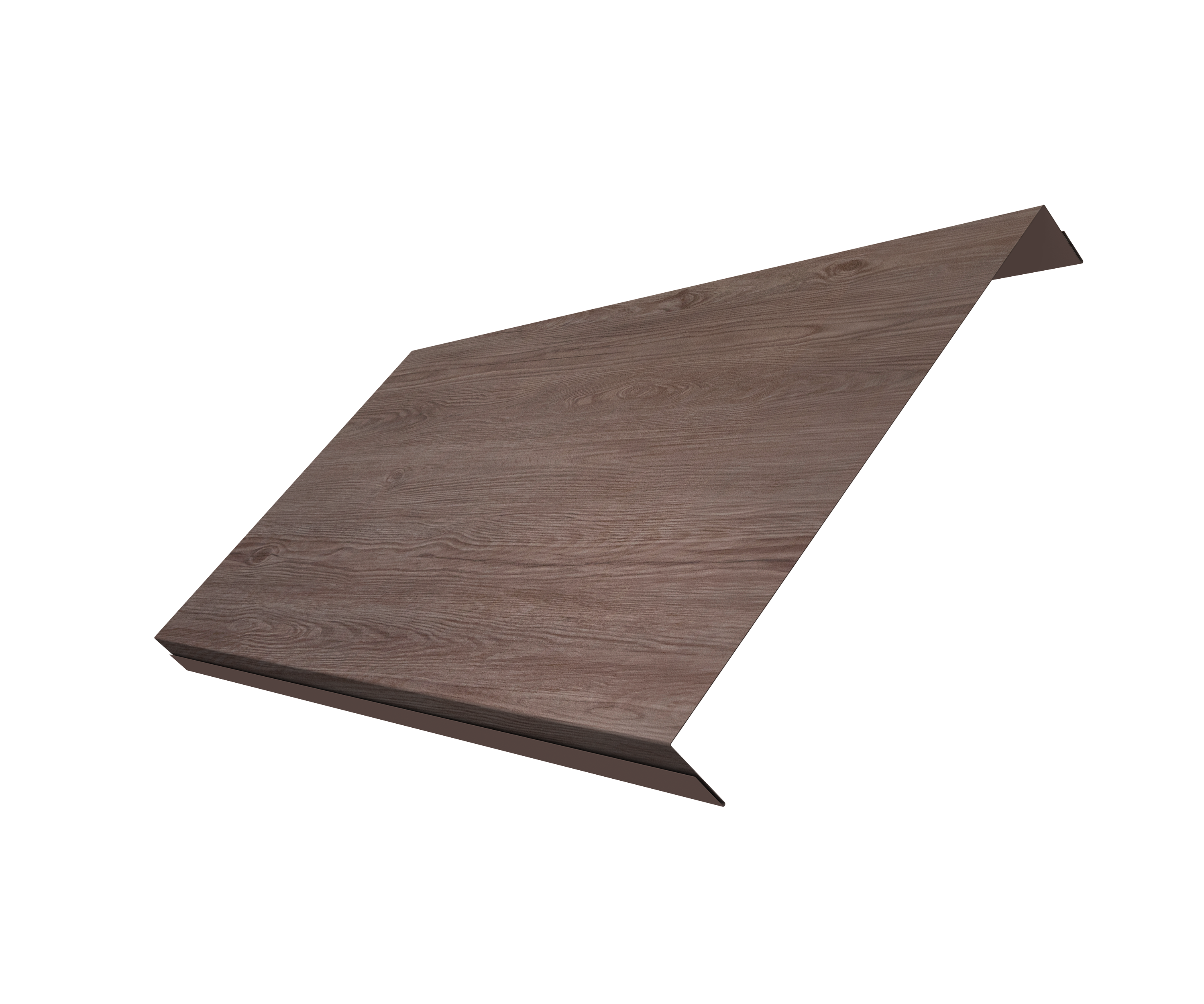 Ламель обратная 200 забора жалюзи Texas 0,45 Print Elite White Wood TwinColor