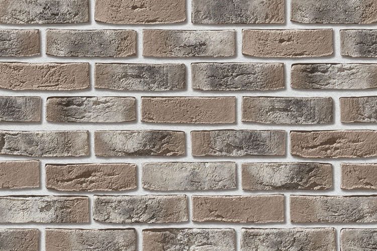 Рядовая плитка Leonardo Stone Дижон гипс 403 с расшивкой 1,2 см