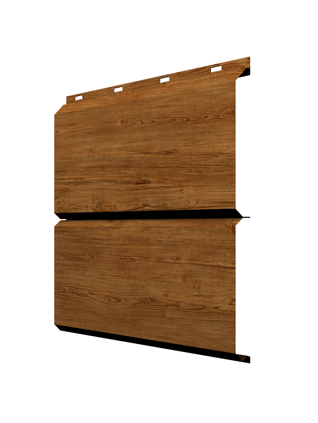 Софит ЭкоБрус без перфорации 0,345 Grand Line 0,45 Print Elite Golden Wood TwinColor