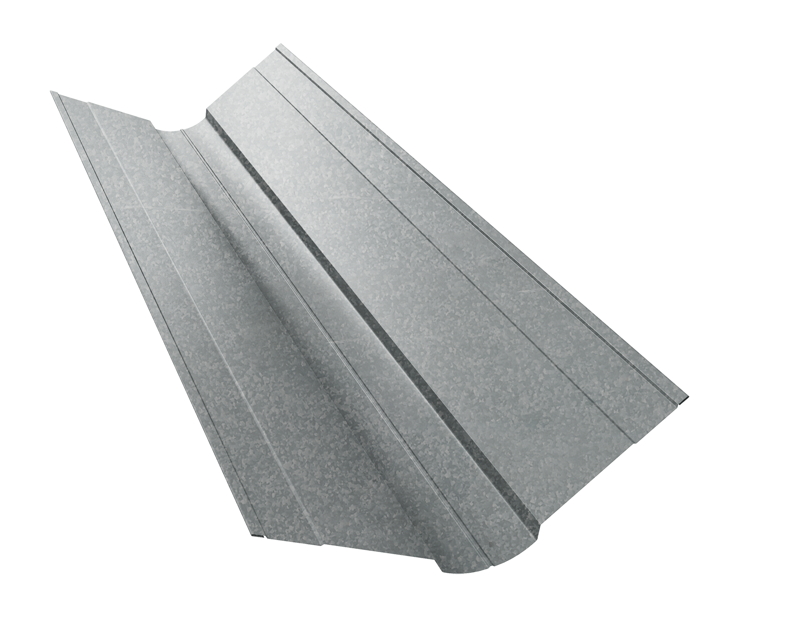 Планка ендовы верхней фигурной 100x100 0,7 Zn (3м)