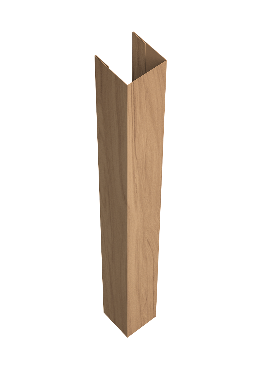 Стойка жалюзи Texas для монтажа без крепежного вкладыша 0,45 Print Elite Honey Wood TwinColor (2,5м)