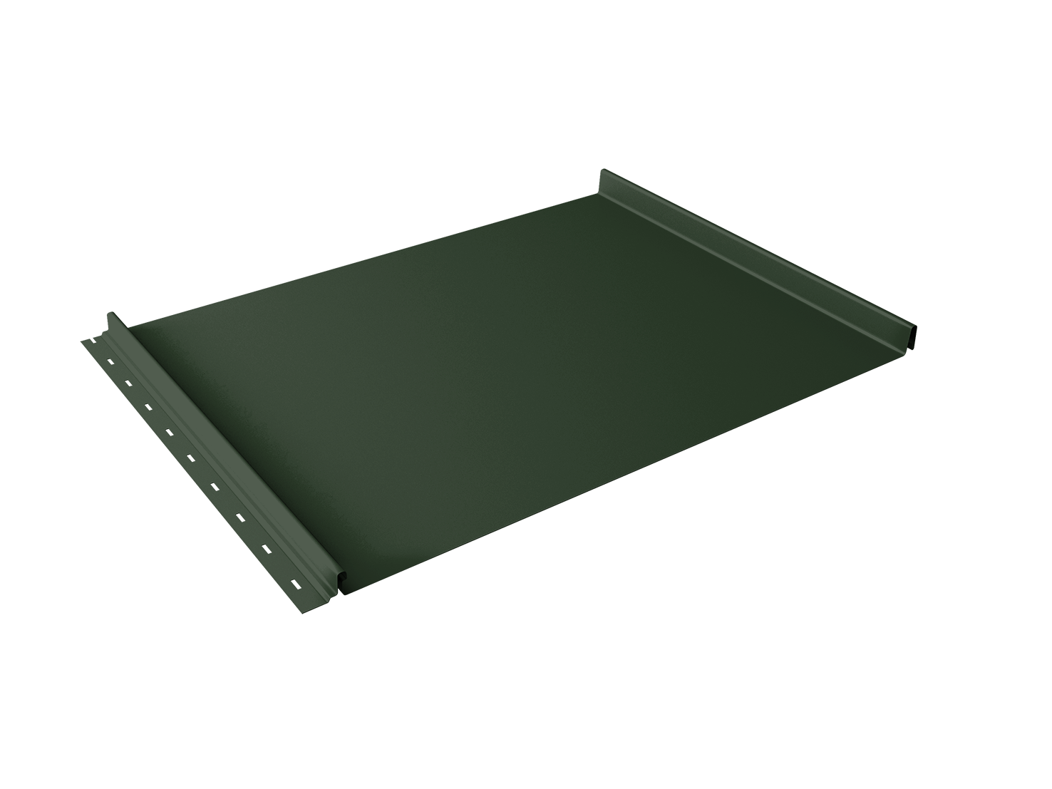 Кликфальц Pro Grand Line 0,5 Satin Matt TX с пленкой на замках RAL 6020 хромовая зелень