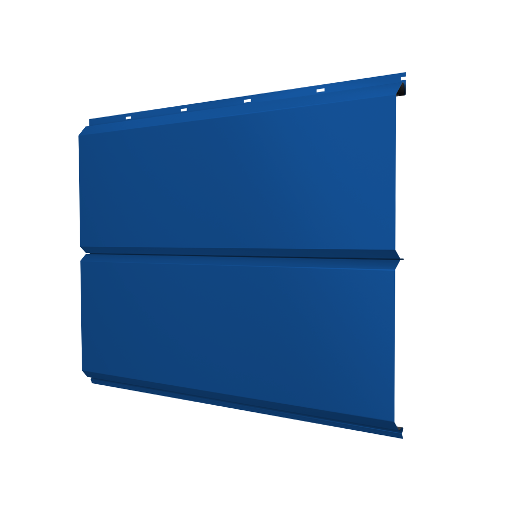 ЭкоБрус new 0,5 Satin с пленкой RAL 5005 сигнальный синий