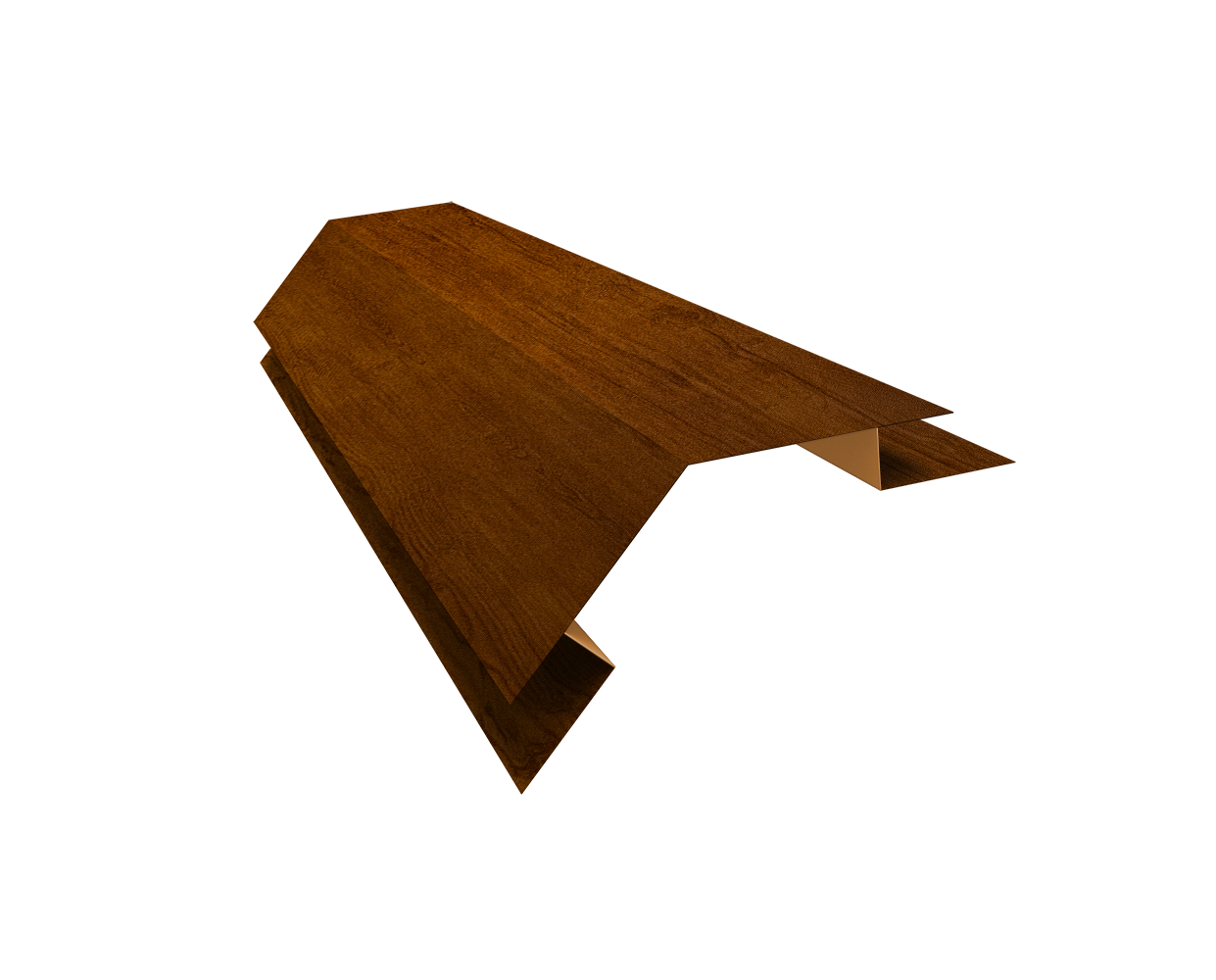 Угол внешний сложный 75х75 135 градусов 0,4 Print Premium Golden Wood Intense FTC (2м)
